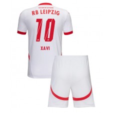 RB Leipzig Xavi Simons #10 Hjemmedraktsett Barn 2024-25 Kortermet (+ korte bukser)